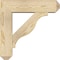 Ekena Millwork Funston Craftsman Rough Sawn Bracket w/ Offset Brace, Douglas Fir, 6"W x 20"D x 20"H BKT0604X20X20FST04RDF - alternate 2